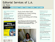 Tablet Screenshot of editorialservicesofla.com